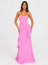Anais Tiered Ruffle Maxi Dress - Pink