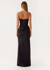 Emory Corset Maxi Dress Black