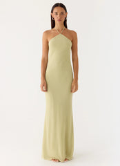 Anouk Halter Maxi Dress Sage