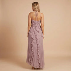 Isabella Ruffle Midi Dress