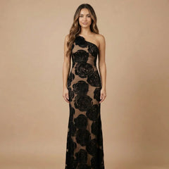 Arabella Appliqué Maxi Dress