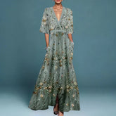 Iris Floral Maxi Dress