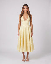 Sienna Jacquard Midi Dress