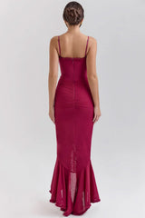 Gabbi Ruffled Midi Dress