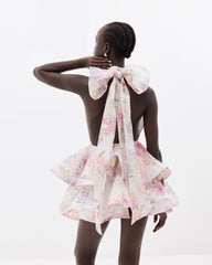 Rosetta Ruffle Mini Dress