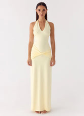 Maribelle Maxi Dress Lemon