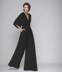 Miranda Flutter Wrap Jumpsuit
