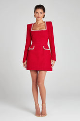 Emilia Tweed Mini Dress