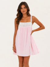 Lacey Mini Dress - Pink