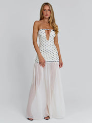 Giana Polka Maxi Dress