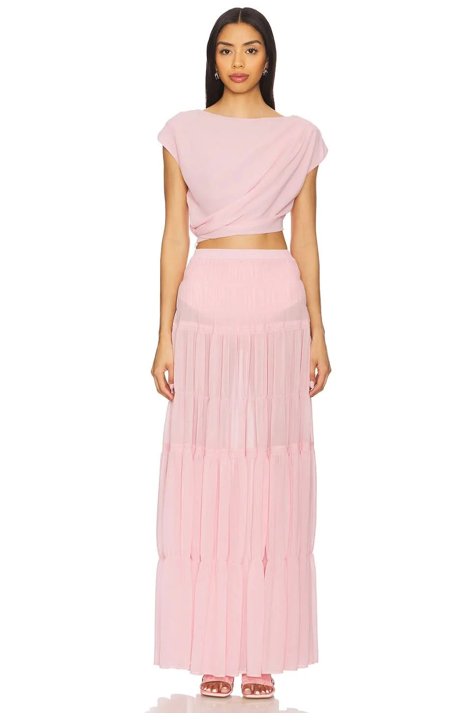 Julianna Pleated Maxi Set