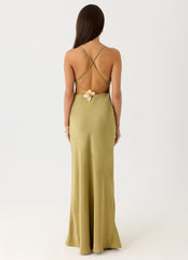 Darius Maxi Dress Olive