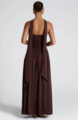 Isolde Wrap Maxi Dress