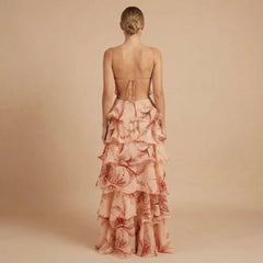 Botanica Ruffled Maxi Dress