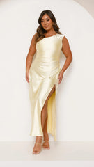 Isadora Satin Maxi Dress