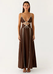Kerli Maxi Dress Chocolate