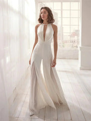 Alessandra Backless Formal Jumpsuit