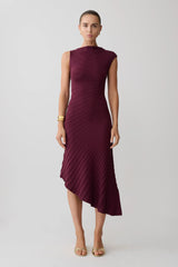 Milasandra Pleated Midi Dress