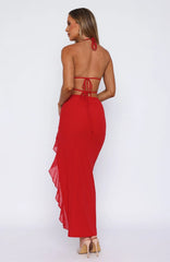Cherry Flame Maxi Dress