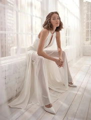 Alessandra Backless Formal Jumpsuit