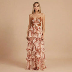 Botanica Ruffled Maxi Dress
