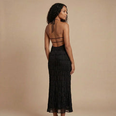 Sienna Pleated Maxi Dress