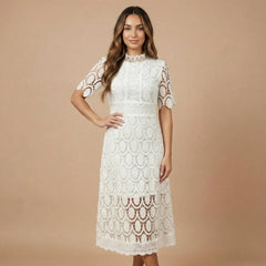 Rosalie Lace Midi Dress