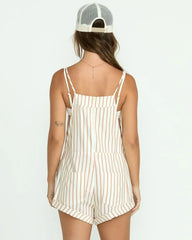 Amelia Striped Mini Romper