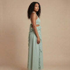 Rosalie Ruffle Maxi Dress