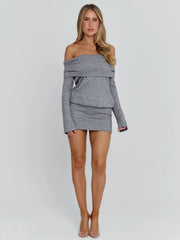 Kyola Gray Mini Dress