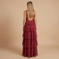 Isabelle Ruffle Maxi Dress