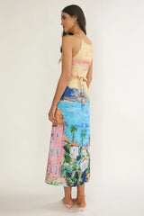 No Ordinary Girl Midi Dress Euro Print