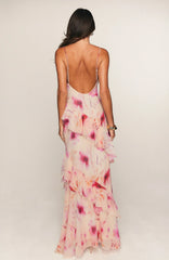 Champagne Garden Maxi Dress