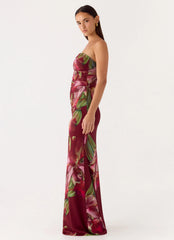 Iroha Strapless Maxi Dress Cuba