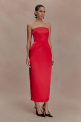 Ophelia Satin Maxi Dress