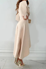 Natalia Wrap Midi Dress