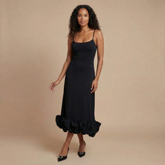Isla Ruffle Midi Dress