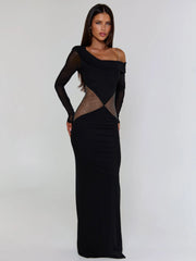 Lumina Black Maxi Dress