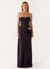 Emory Corset Maxi Dress Black
